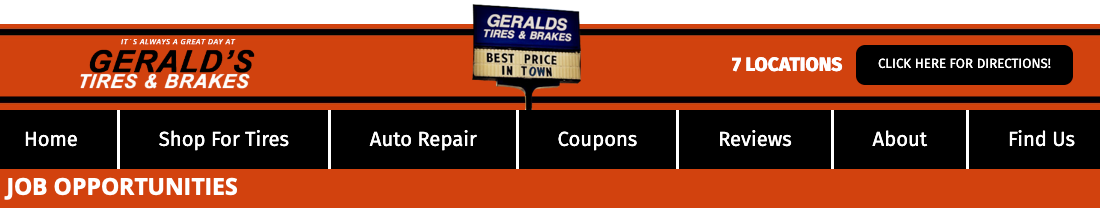 Gerald's Tires & Brakes